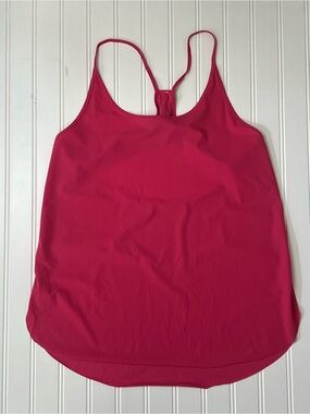 Lululemon laser cut tank hot pink racerback size 4